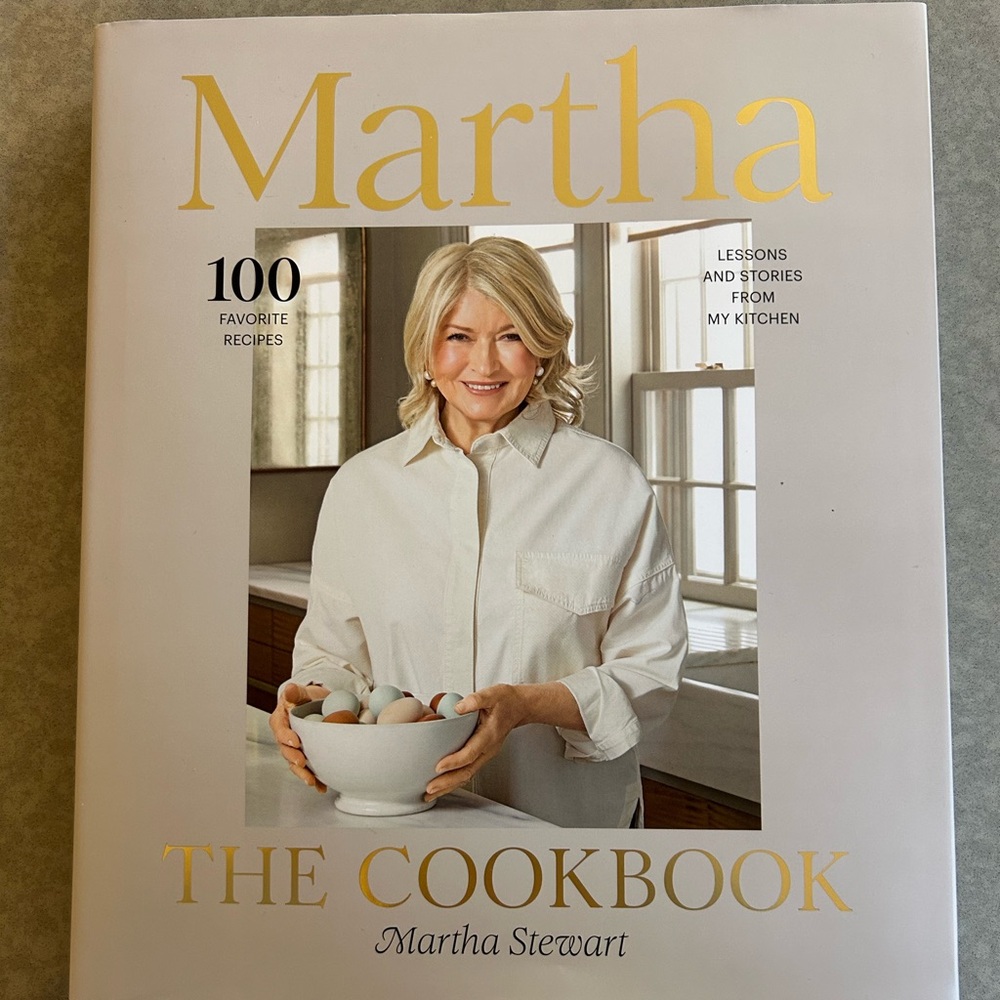 Martha Stewart Autographed cookbook